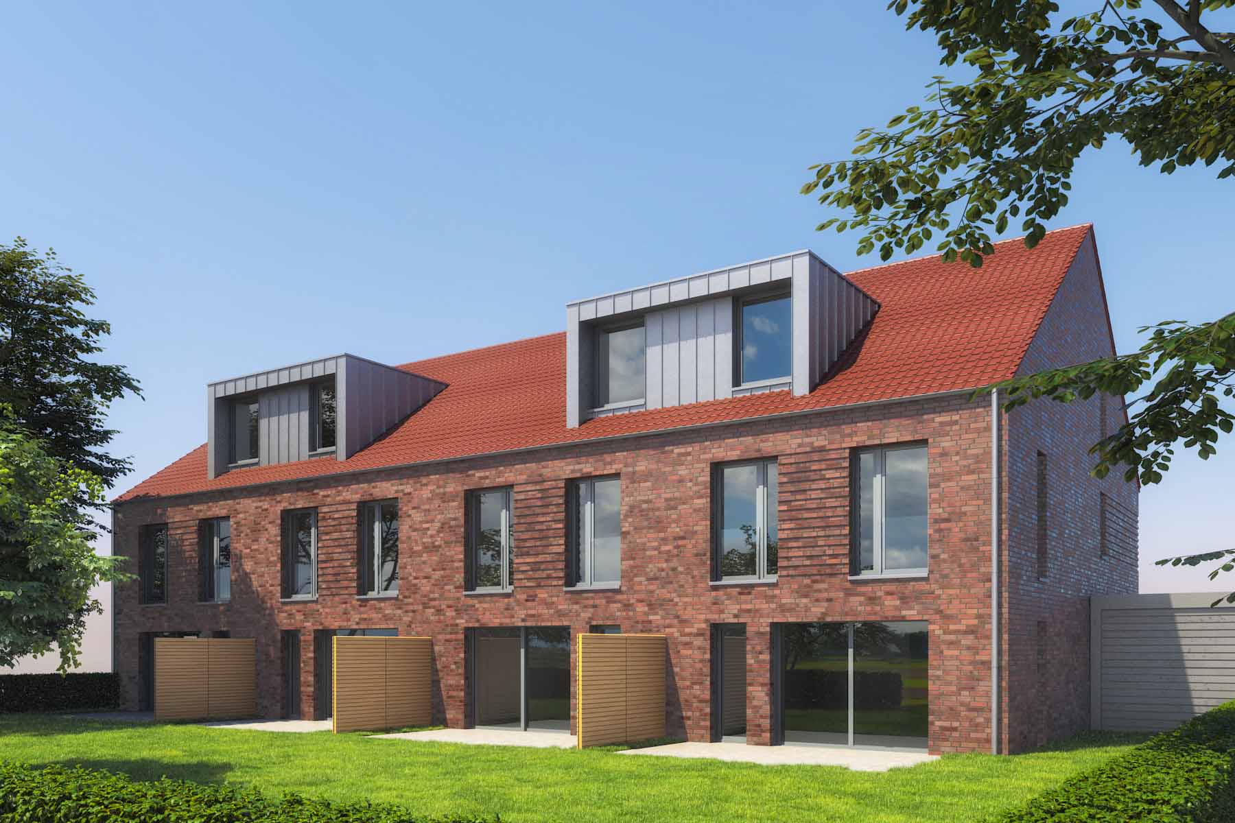 4 Reihenhäuser in Mauritz-Ost